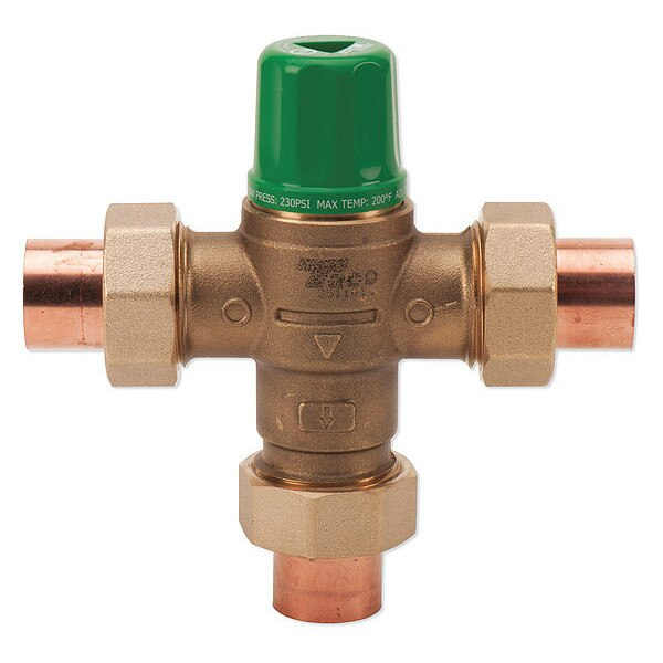 Mixing Valve, Forged Brass, 1 to 20 gpm