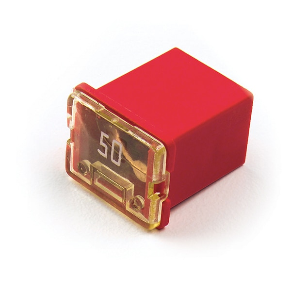 Jcase, Low Profile, Female Fuse, 50A