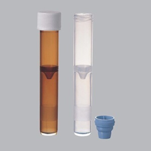 Vial, 5mL, Blue, False Bottom, PK6000