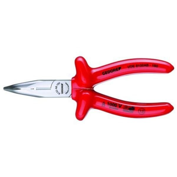 Ins Bent, Needle Nose Pliers, 6-1/4