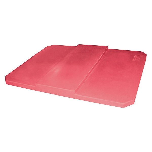 Cube Truck Lid, Red, Fits 17-2/5 cu. ft.