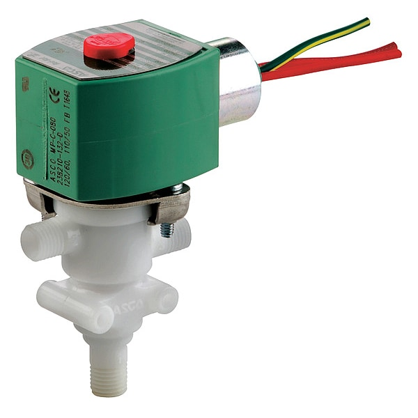 120V AC Solenoid Valve, Universal, 1/4 in Pipe Size