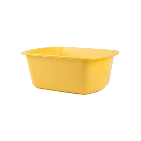 Basin, Wash, Rectangle, 7qt., Gold, PK50