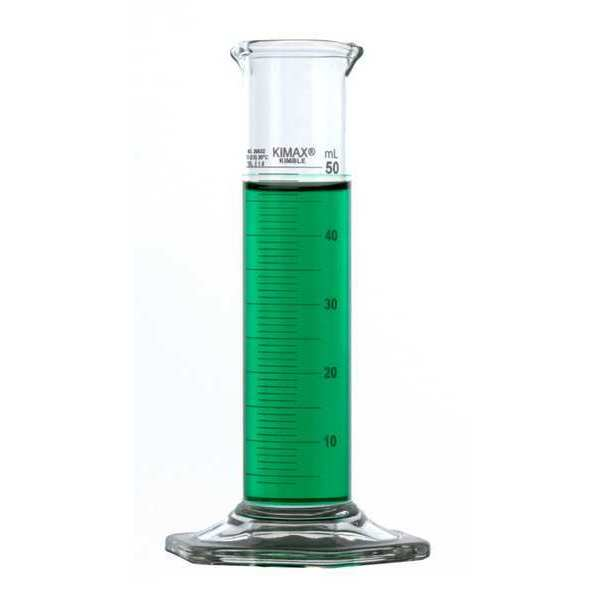 Graduated Cylinder, 156mm H, 100mL, PK12