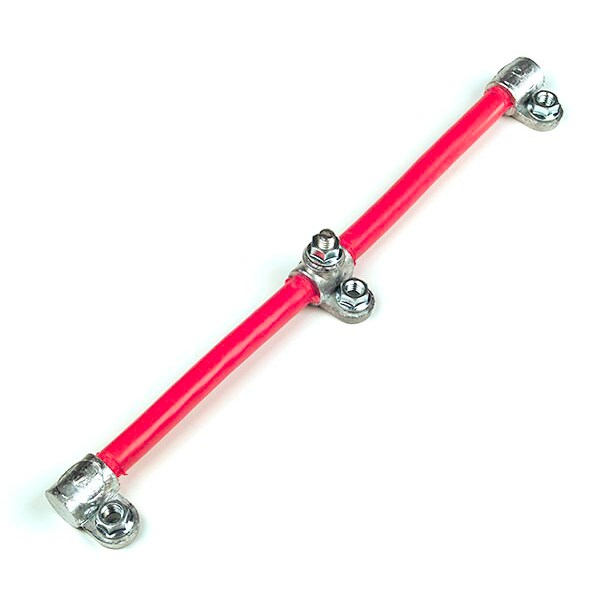 Battery Jumper, 3 Lug, 2/0G, 13 5/8