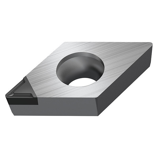 Diamond Turning Insert, Diamond, 3/8 in, DCGT, 55  Degrees, 1/64 in, PCD
