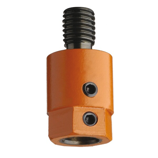 Adaptor, Left, M10, 10mm Bore, 19.5mm dia.
