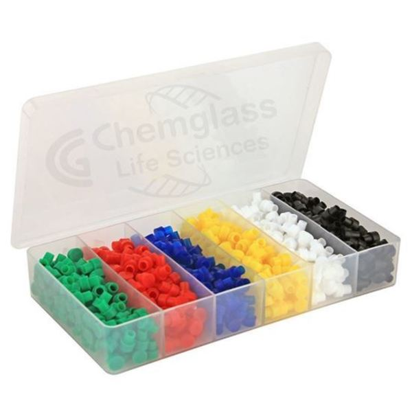 Cap, 5mm, White, PK100