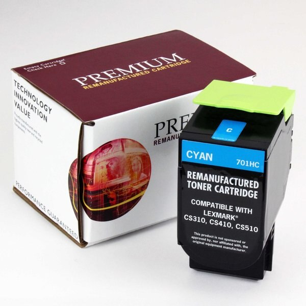 Toner For CS310 701HC, Cyan, 3K Pages