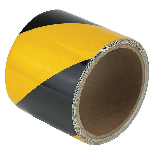 Marking Tape, Striped, Black/Yellow, 3