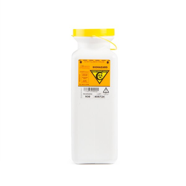 Chmtherapy Waste Cntnmnt, 1.7 qt., Wt, PK20
