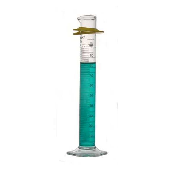 Graduated Cylinder, 195mm H, 25mL, PK6