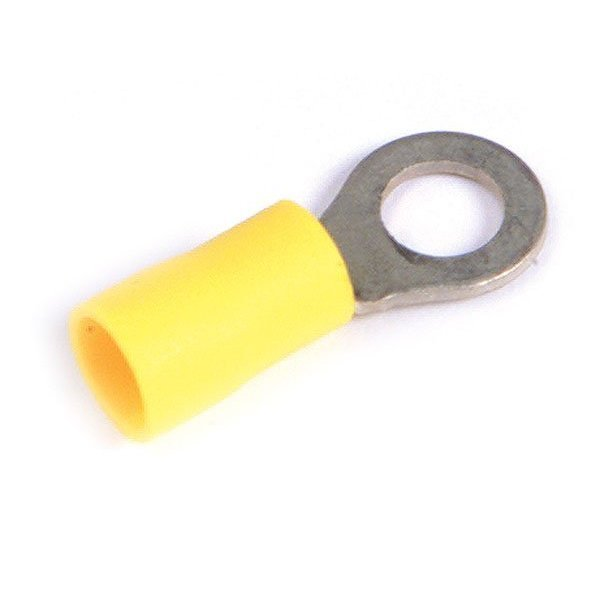 12-10 AWG Vinyl Ring Terminal #10 Stud PK