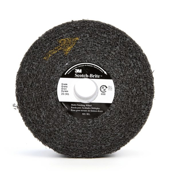 Multi-Finishing Wheel, 8inx1inx3 in, 2S CRS, 3/pk