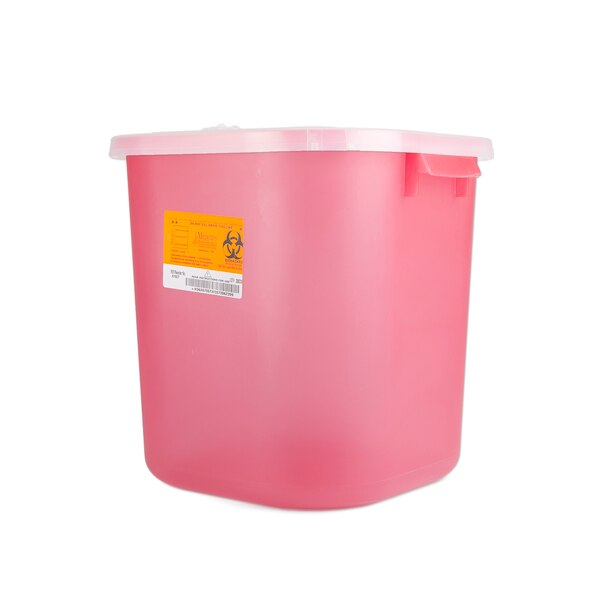 Sharps Container, 8 gal., Red, PK10
