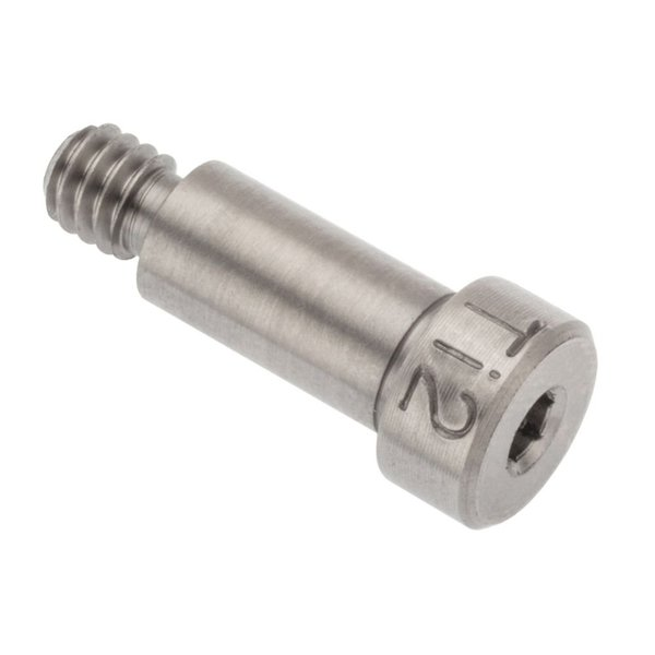 Shoulder Screw, 3A Thr Sz, 5/8 Thr Lg, 1/2 in Shoulder Lg, Monel