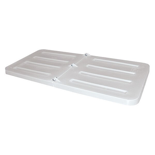 Tilt Truck Lid, White, Fits 1/3 cu. yd.