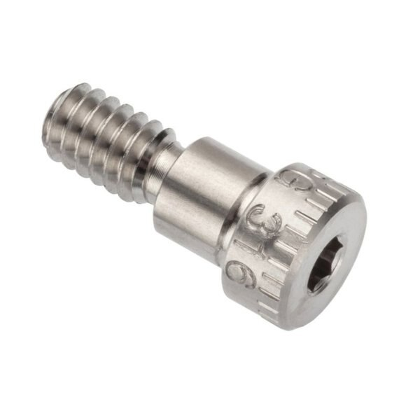 Shoulder Screw, 3A Thr Sz, 7/16 Thr Lg, 9/32 Shoulder Lg, 316 Stainless Steel