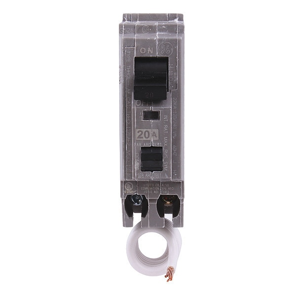 Miniature Circuit Breaker, 20 A, 120/240V AC, 1 Pole, Plug In Mounting Style, THHQL Series