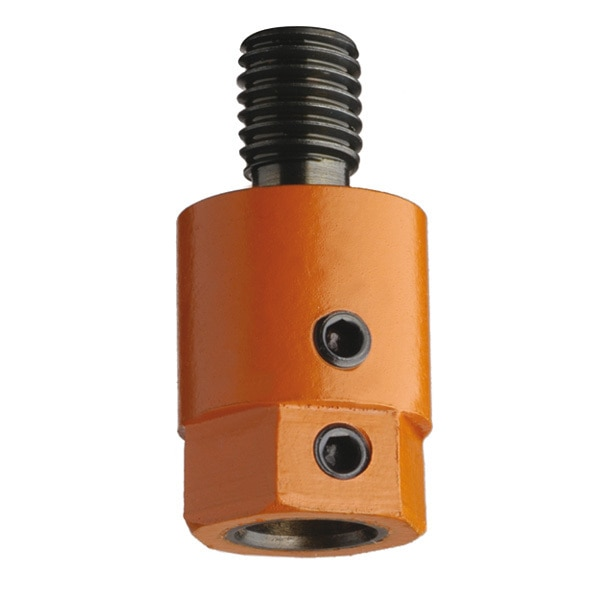 Adaptor, Right, M10, 10mm Bore, 19.5mm dia.