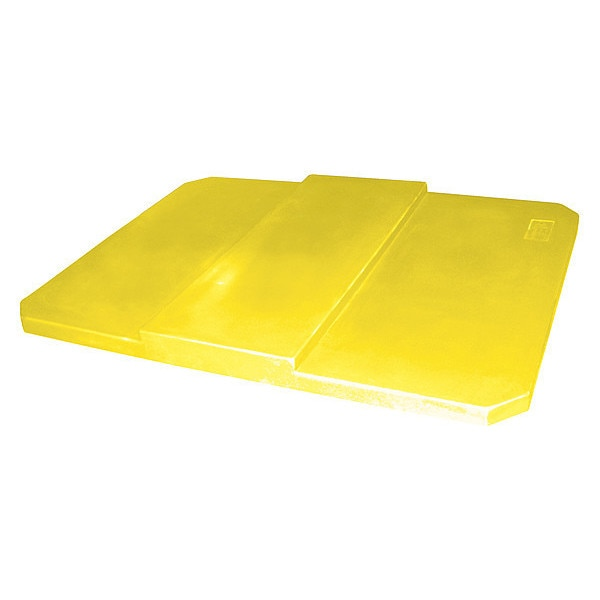 Cube Truck Lid, Yellow, Fits 25 cu. ft.