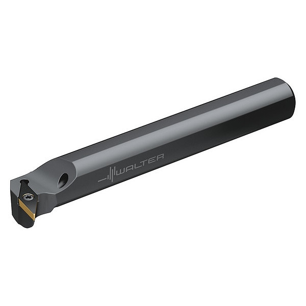 Indexable Boring Bar, A12S-SVUBR2, 10 in L, High Speed Steel, 35 Degrees  Diamond Insert Shape