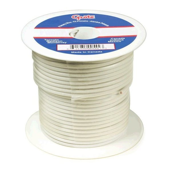 Primary Wire, 14 Gauge, White, 1000ft.Spool