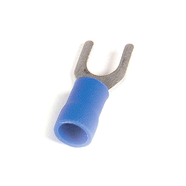 16-14 AWG Vinyl Spade Terminal #8, #10 Stud PK100