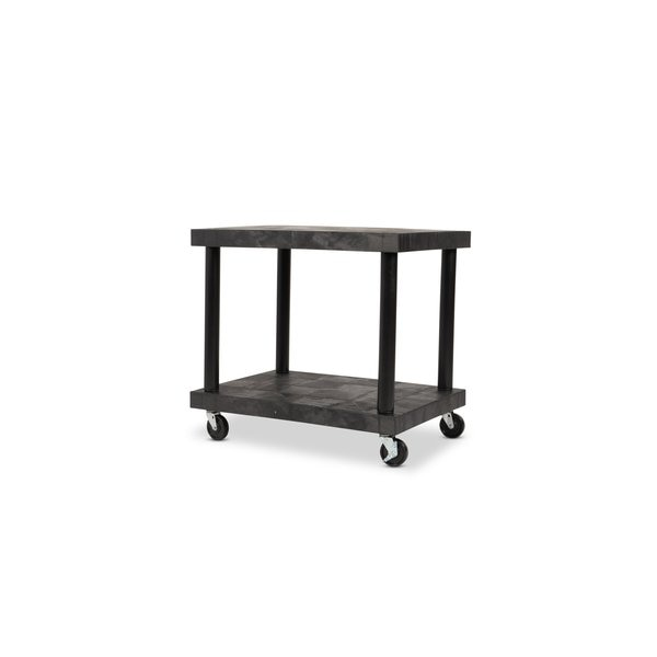 Recycled HDPE Modular-Kart, 2 Shelves, 600 lb