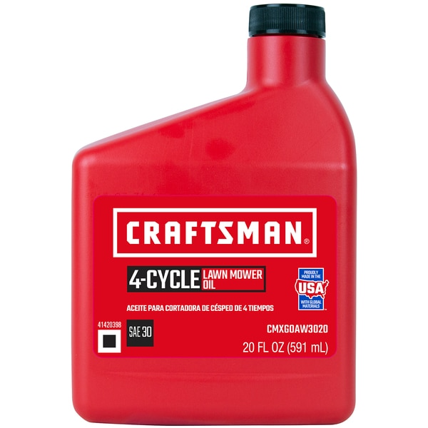 Lawn Mower Oil, SAE 30, 20 oz.