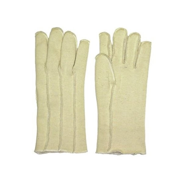 Knit Gloves, Jersey Cotton, Cream, PR