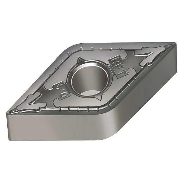 Diamond Turning Insert, Diamond, 1/2 in, DNGG, 55  Degrees, 1/32 in, Carbide