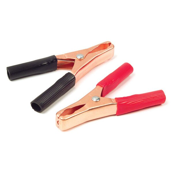 Battery Clamps, 75 Amp, Black/Red, PR1