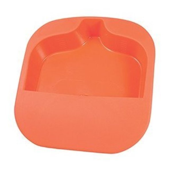 Bariatric Bedpan, Orange, PK6