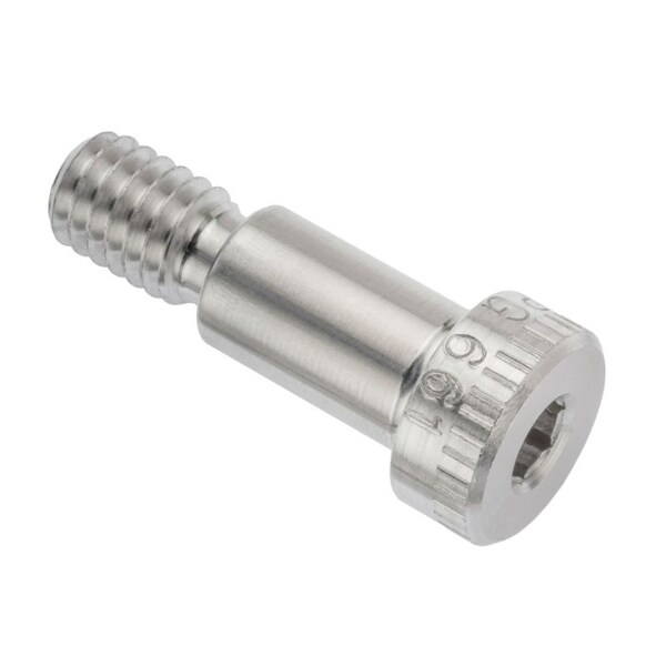 Shoulder Screw, 3A Thr Sz, 7/8 Thr Lg, 1 in Shoulder Lg, Aluminum