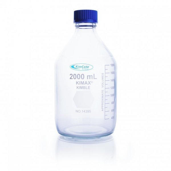 Media Bottle, 1000mL, 225mm H, PK4
