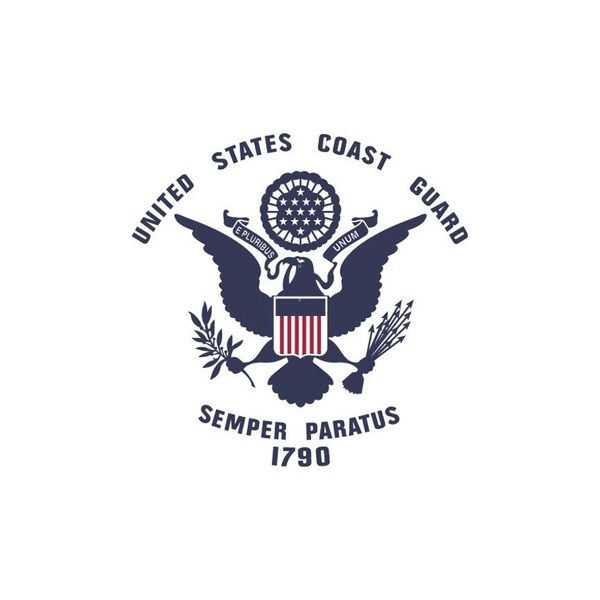 Flag, US Coast Guard Seal, Grdn, 12