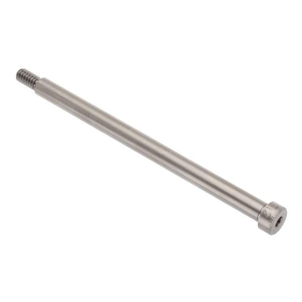 Shoulder Screw, 3A Thr Sz, 1/2 Thr Lg, 4 in Shoulder Lg, Titanium