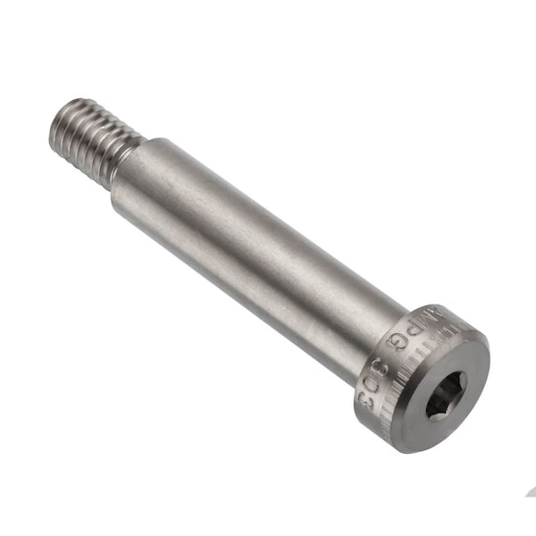 Shoulder Screw, 3A Thr Sz, 5/8 Thr Lg, 2 in Shoulder Lg, 18-8 Stainless Steel