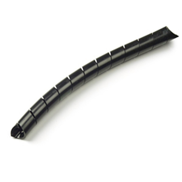 Spiral Wrap, Black, 3/4