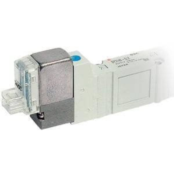 Valve, Dbl, Side Brckt, 5 Port, 24VDC, 1/4