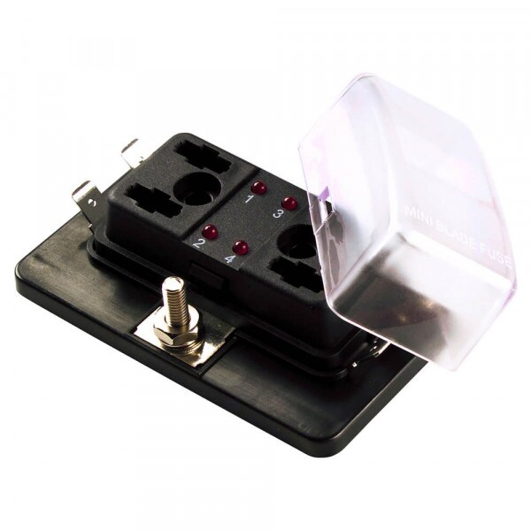 Led Fuse Panel, Ato/Atc, 4 Slot and Cover