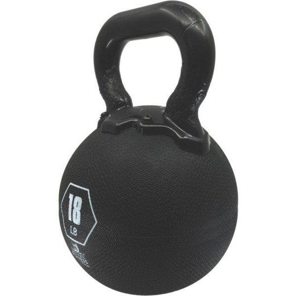 Durable Rhino Kettle Bell, Yellow, 18lb