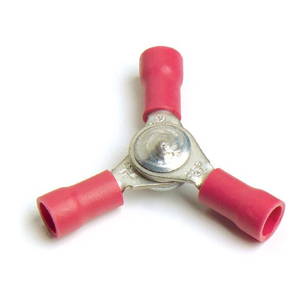 Connector 3 Way, 22-18 Ga, PK5