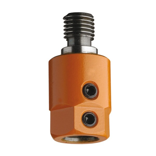 Adaptor, 10mm Bore, M10/11, Rght, 19.5mm dia