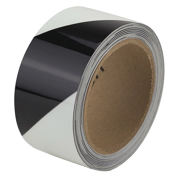 Marking Tape, Striped, Blk/Ivory Grn, 2