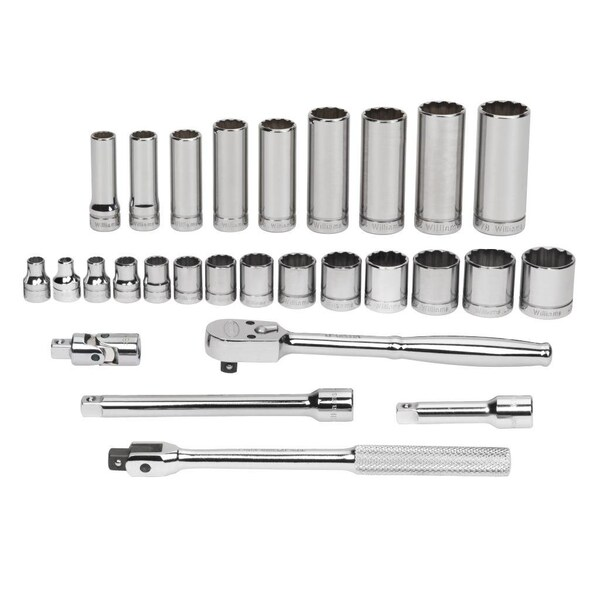 Williams Socket/Tool Set, 3/8
