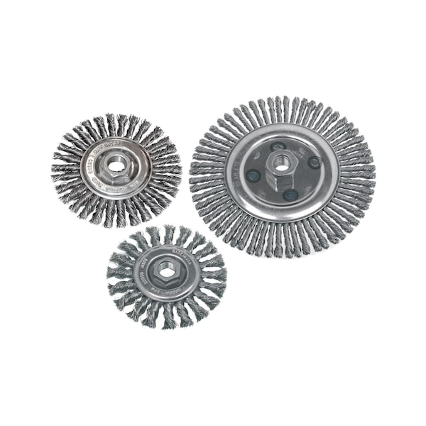 Wire Whl, 4, Rdl Knt, .020, Crbn Stnd Twst