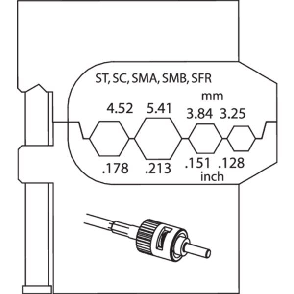 Module Insert for Optical Waveguides