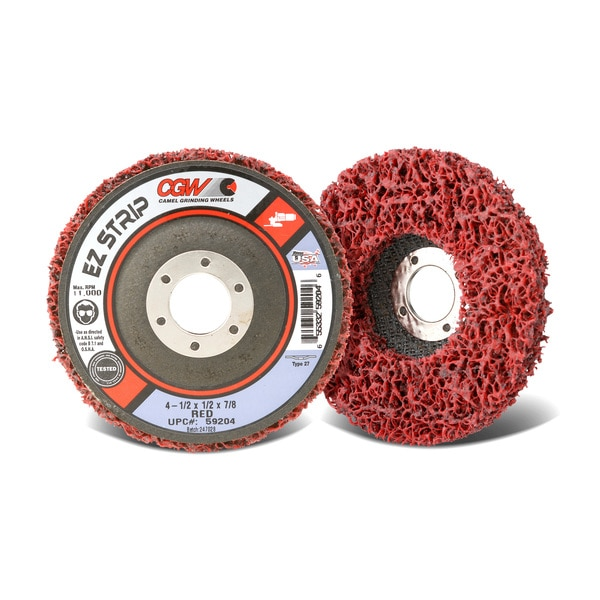 Strip Whl, 4.5x5/8-11, SC Extra CRS, Red